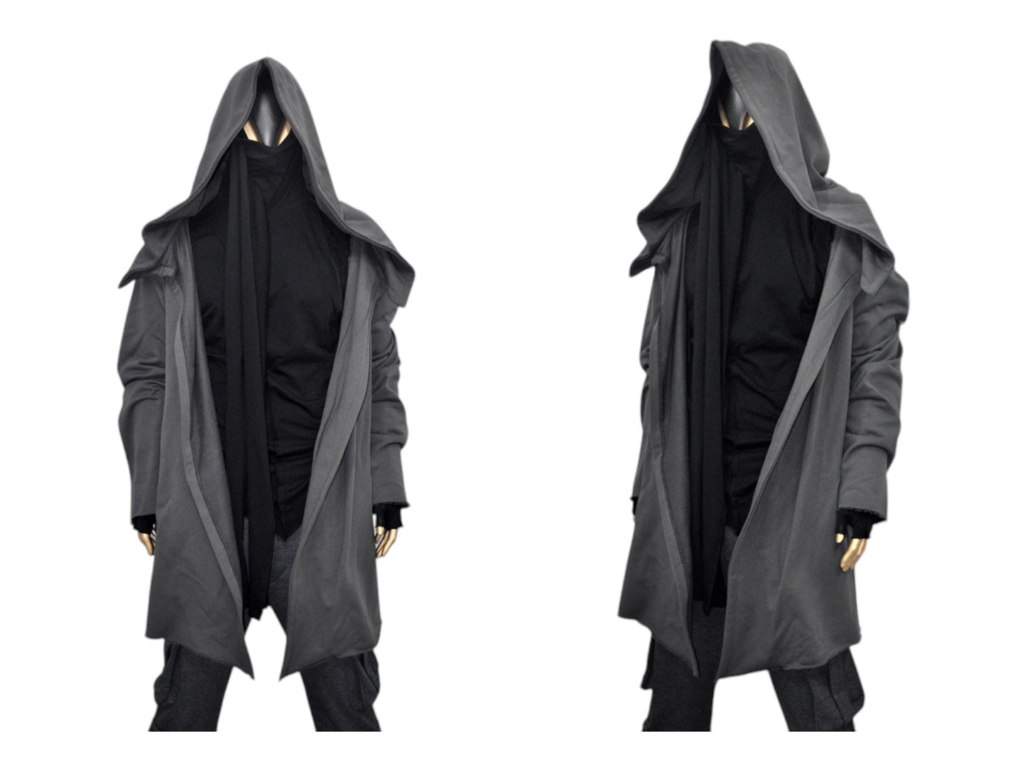 Men's AsHassin Creed Oversize Hood Cardigan / Cloak Hooded -BB093