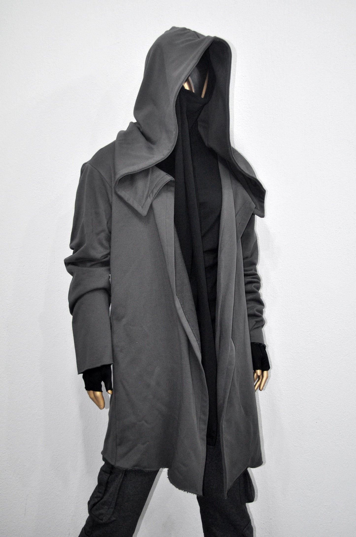 Men's AsHassin Creed Oversize Hood Cardigan / Cloak Hooded -BB093