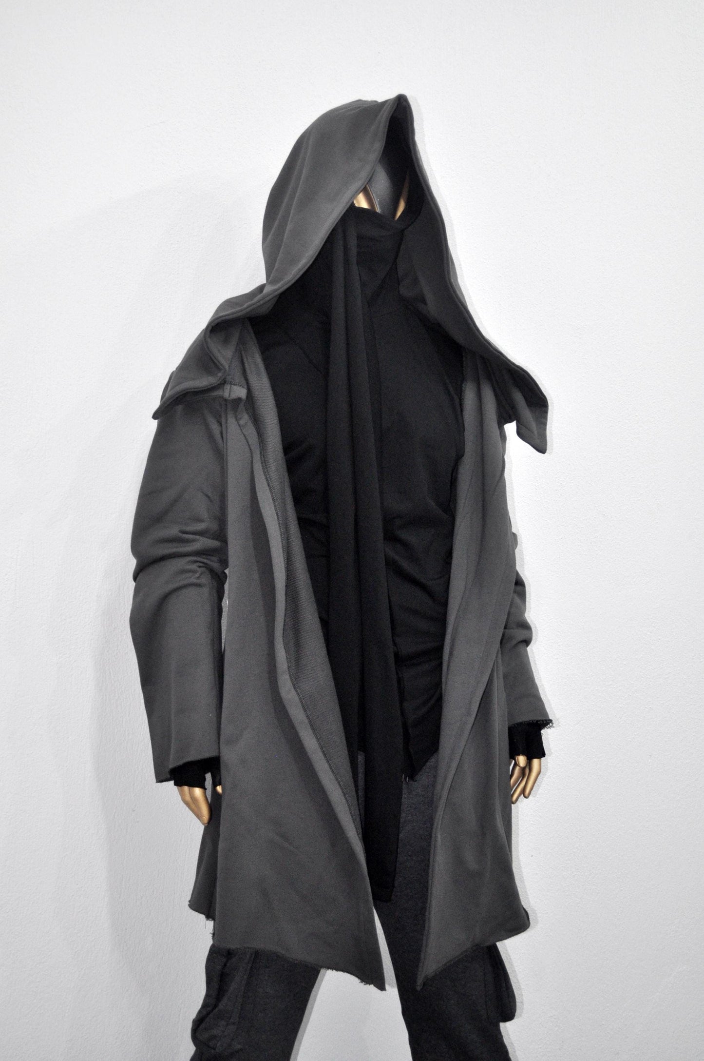 Men's AsHassin Creed Oversize Hood Cardigan / Cloak Hooded -BB093