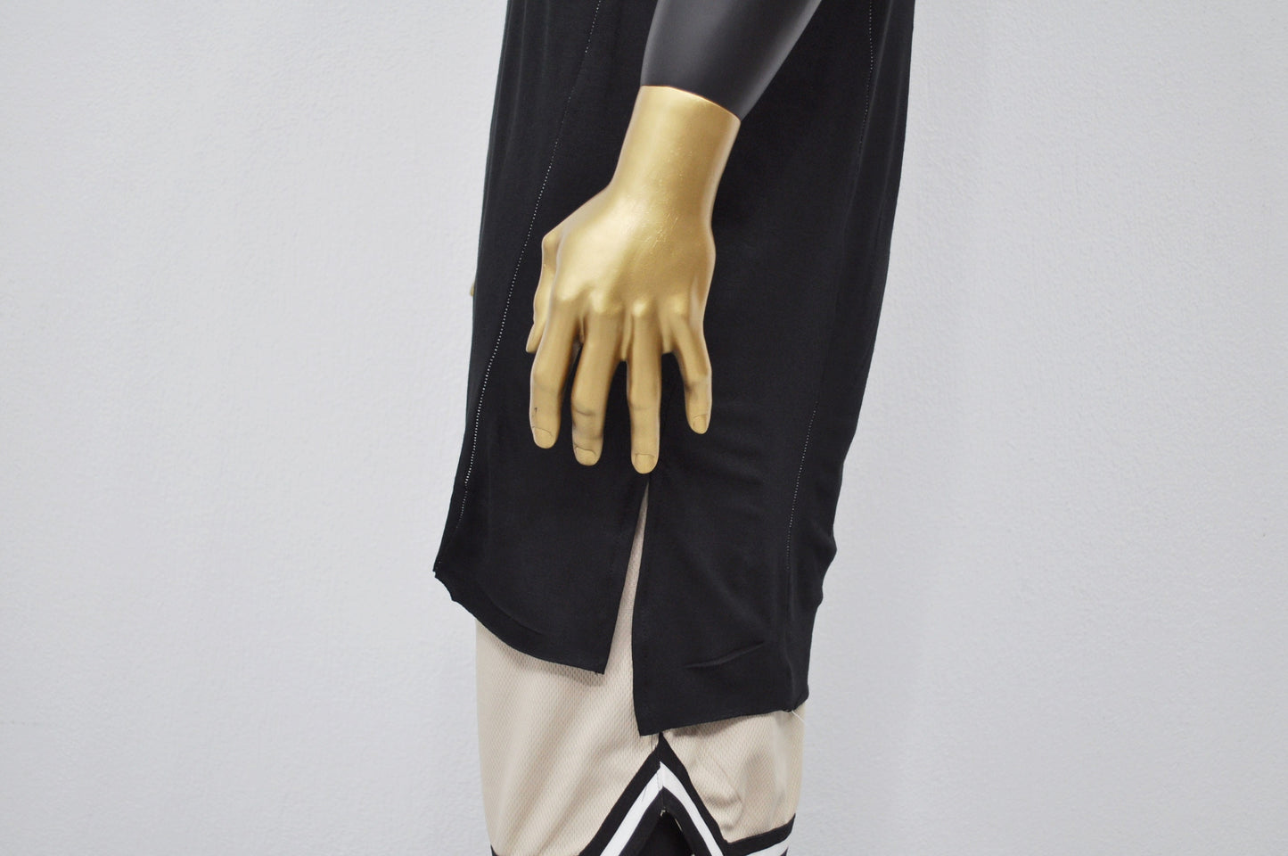 XS-8XL Men's Multi OVERLOCKED TANKTOP / Draped Underwear,Jumbo Overlong Top Contrast Stitching,Extended Tshirt, Streetwear Shirt- BB479