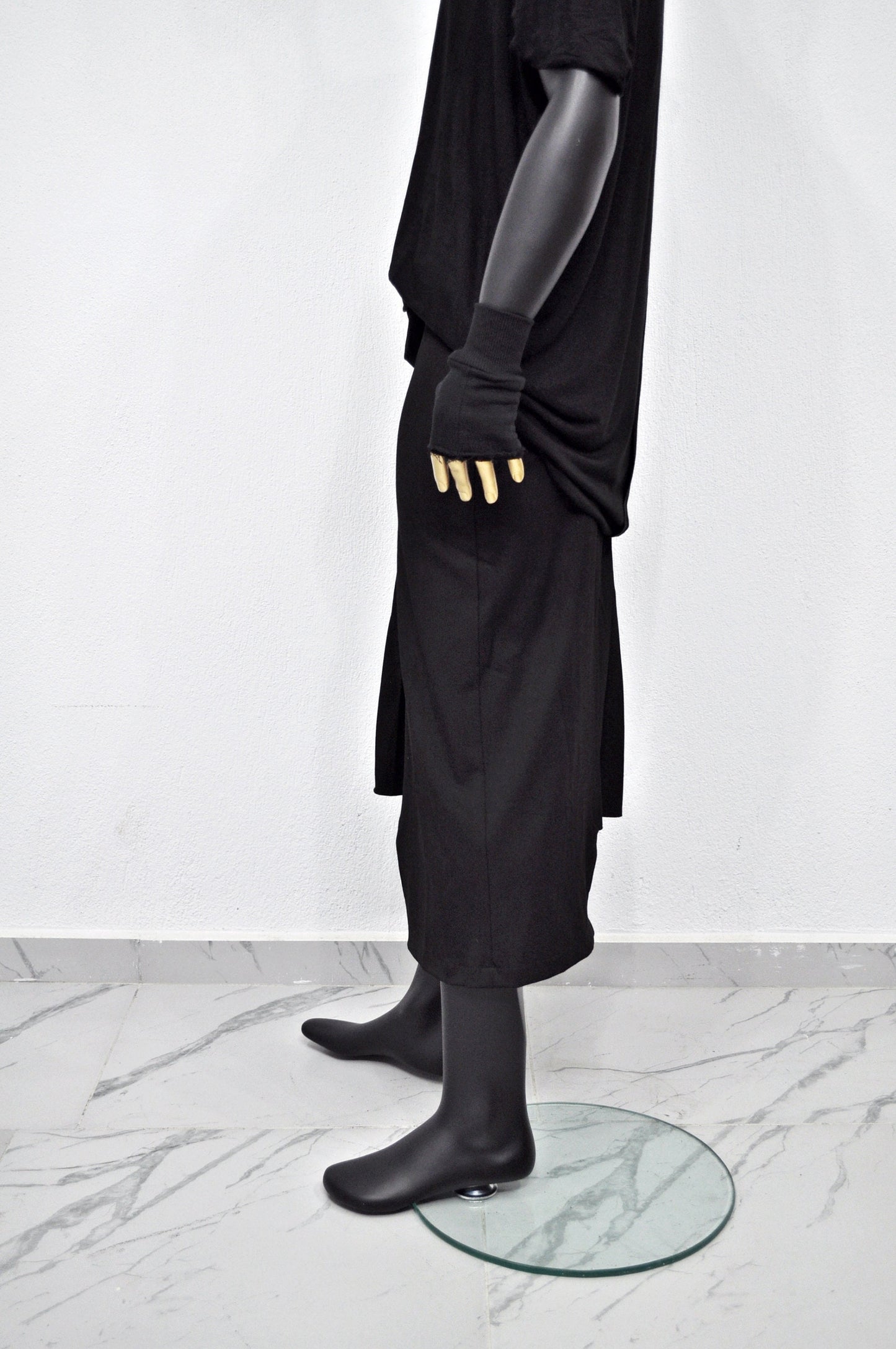 XS - 8XL High Street Wrap Pleated Skirt Kilt /Relaxed Fitted , Cyberpunk Steampunk,Gothic,Streetwear Futuristic Clothing - BB837