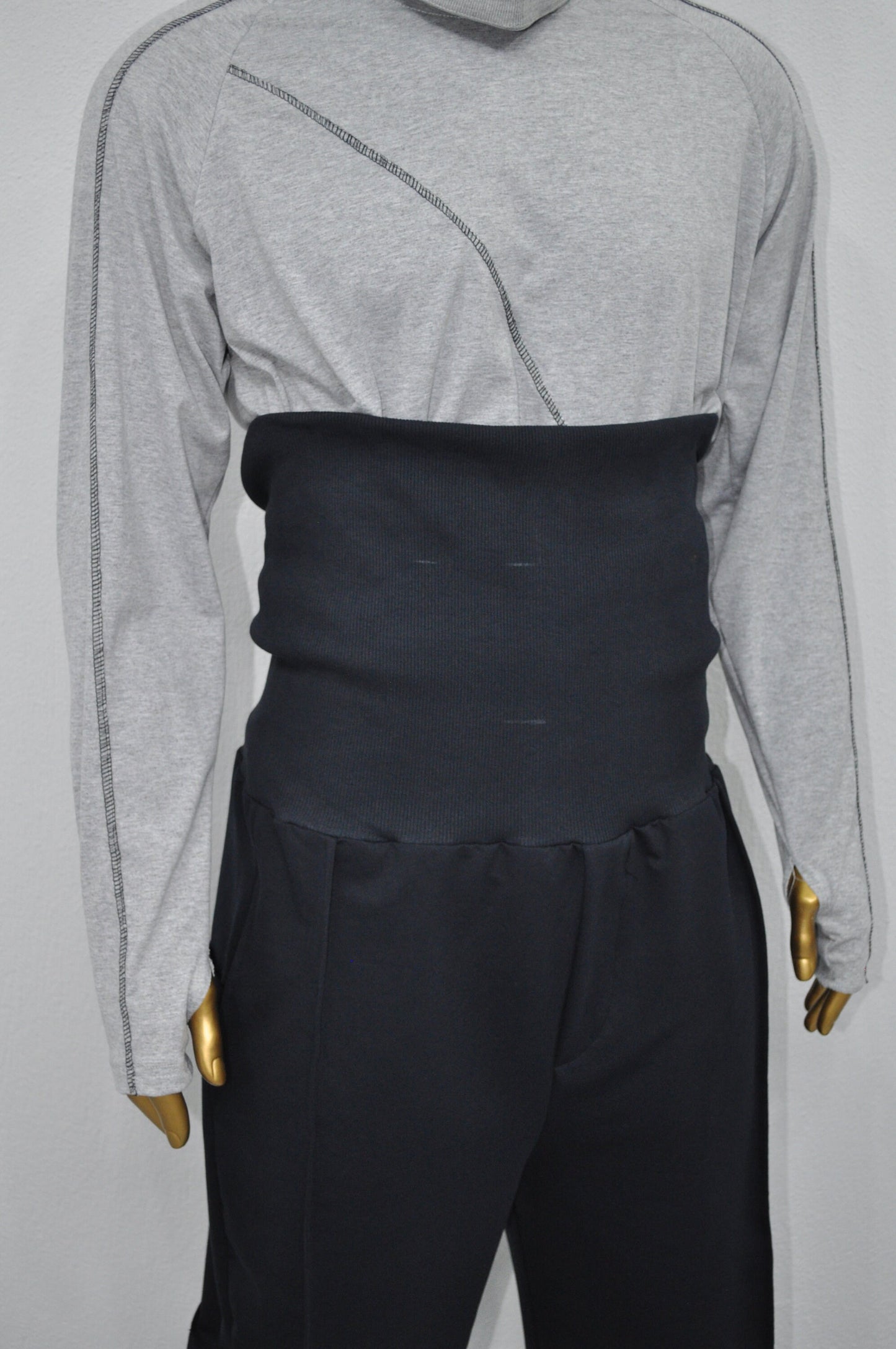 XS-8XL Unisex Drop Crotch Harem Baggy Double Waisted Trouser, Linen Yoga Jogger,Elastic High Waisted,Tappered Harem Relaxed Sweatpant-BB295