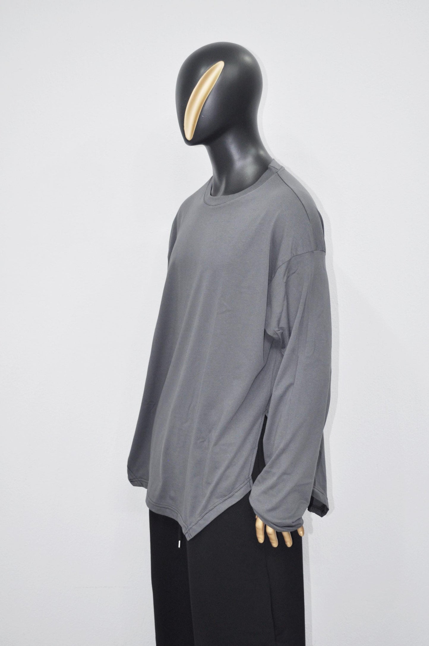 SHINOBI Men's Long-Sleeve Side Slit