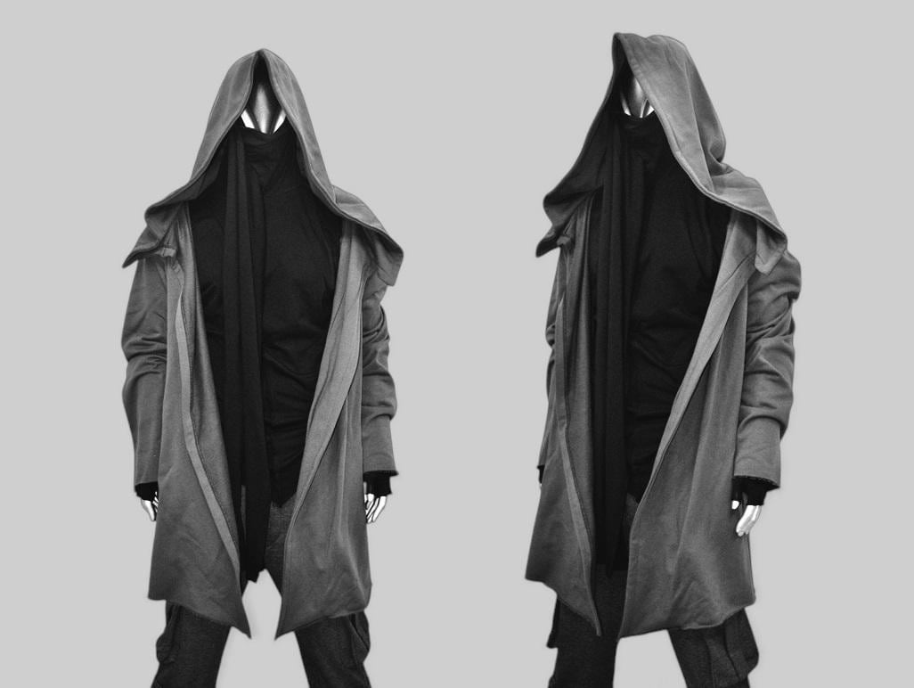 Men's AsHassin Creed Oversize Hood Cardigan / Cloak Hooded -BB093
