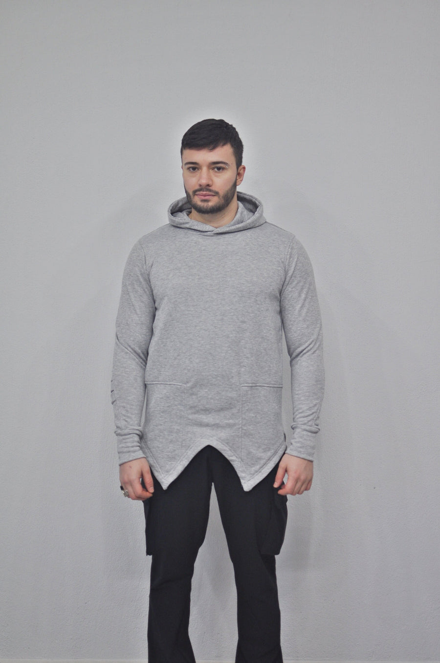 XS-8XL Men's Fitted Armored Knight Avian Sweatshirt , Avantgarde Ashassin Clothing-Cosplay Punk Tech Dystopian Fashion Streetwear - BB0146