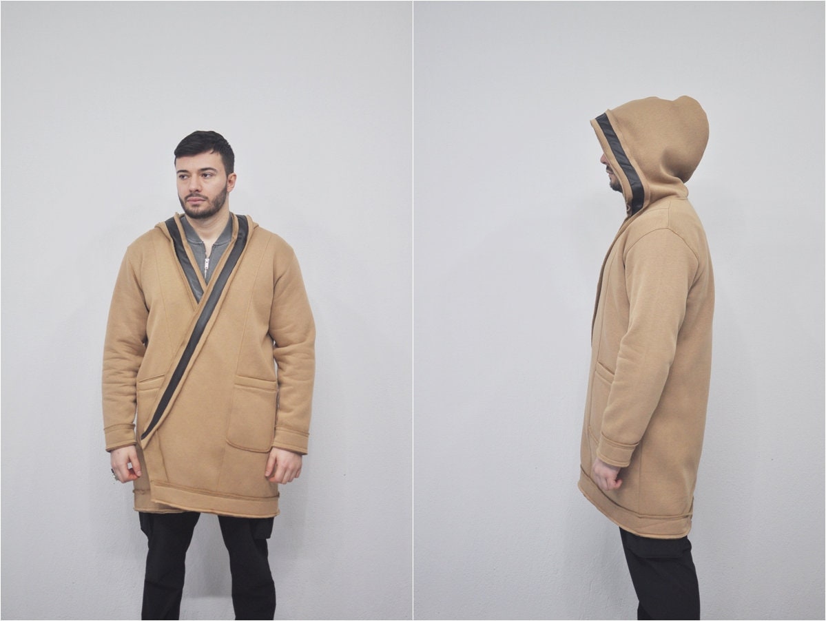 XS-8XL Oversized Hood , Kimono Style Closer , Overlong Cardigan / Dystopian Fashion,Streetwear Cloak Cosplay Cape Coat Futuristic Cl- BB0142