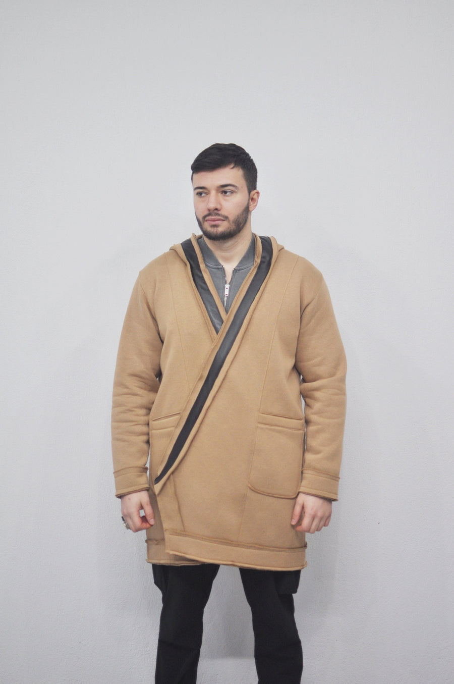 XS-8XL Oversized Hood , Kimono Style Closer , Overlong Cardigan / Dystopian Fashion,Streetwear Cloak Cosplay Cape Coat Futuristic Cl- BB0142