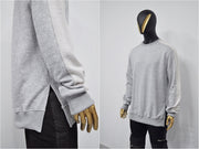 XS - 8XL Men's Side Slit Reversed Sleeve Line Pullover Sweatshirt , Avantgarde Clothing-Dystopian Fashion Streetwear Jumper- BB0150