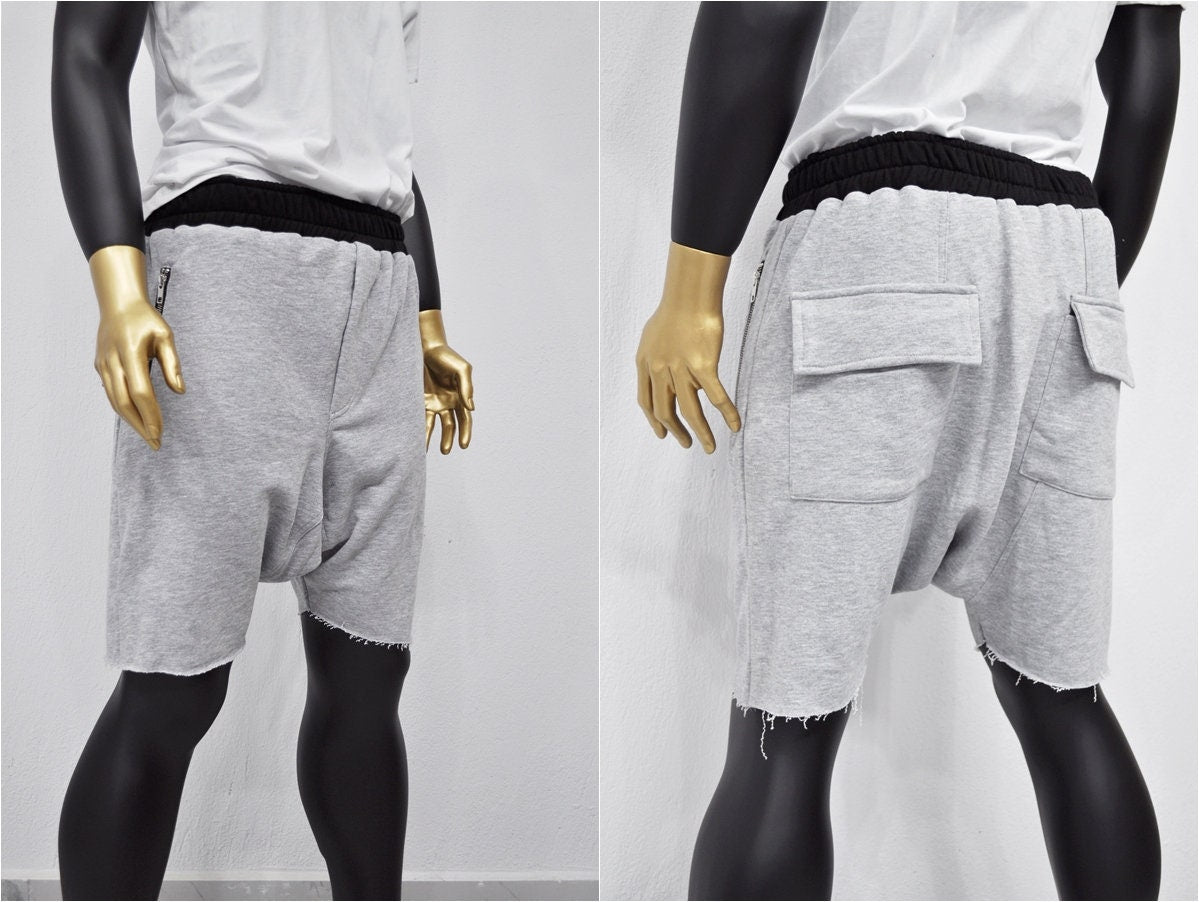 Men's Low Crotch Cargo Shorts