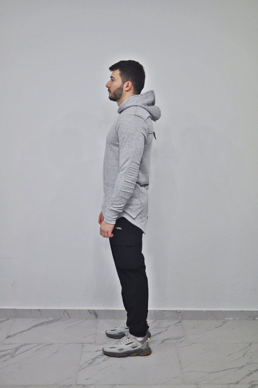 XS-8XL Men's Fitted Armored Knight Avian Sweatshirt , Avantgarde Ashassin Clothing-Cosplay Punk Tech Dystopian Fashion Streetwear - BB0146