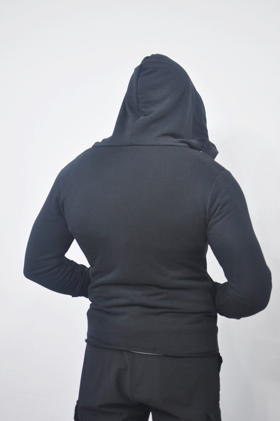XS - 8XL Men's Asymmetric Zip up Hooded Terry Cotton Cyberpunk Hoodie / Jacket Top T-Shirt Hoodie / Fleece Hoodie / Gothic Hoodie- BB080