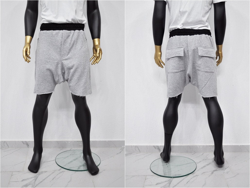 Men's Low Crotch Cargo Shorts