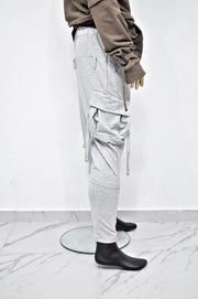 XS - 8XL Men's Drop Crotch Ninja Webbing Baggy Pant,Harem Jogger,Relaxed Sweatpants,Multi Strap Cargo,Slim Tappered,Hiphop,Streetwear-BB204