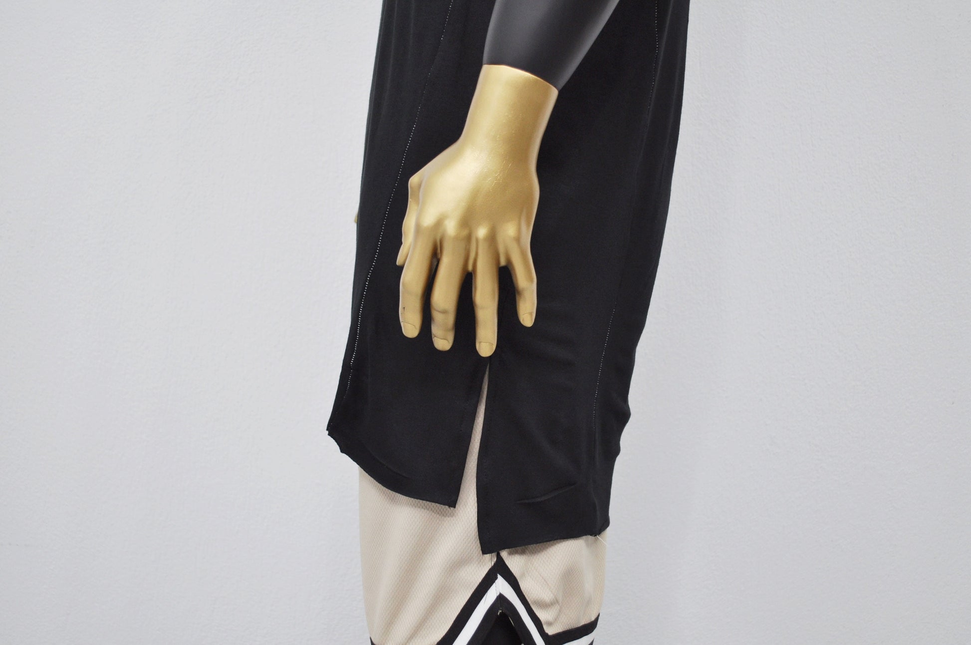 XS-8XL Men's Multi OVERLOCKED TANKTOP / Draped Underwear,Jumbo Overlong Top Contrast Stitching,Extended Tshirt, Streetwear Shirt- BB479
