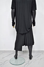 XS - 8XL High Street Wrap Pleated Skirt Kilt /Relaxed Fitted , Cyberpunk Steampunk,Gothic,Streetwear Futuristic Clothing - BB837