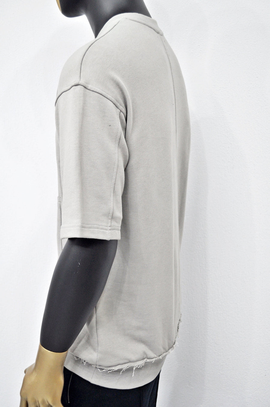 XS - 8XL Men's Boxyfit Short Sleeve Casual Raw Edges Hoodie,Kangaroo Pocket Essentials Pullover,Fleece Jumper / Thick Tshirt-BB032KISAKOL