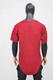XS-8XL Men's Aymmetrical Viscose Cotton Short Sleeve Wide Neck Lengthen Extended Oval Tee Tshirt/Techwear Streetwear Shirt SS2023-BB405