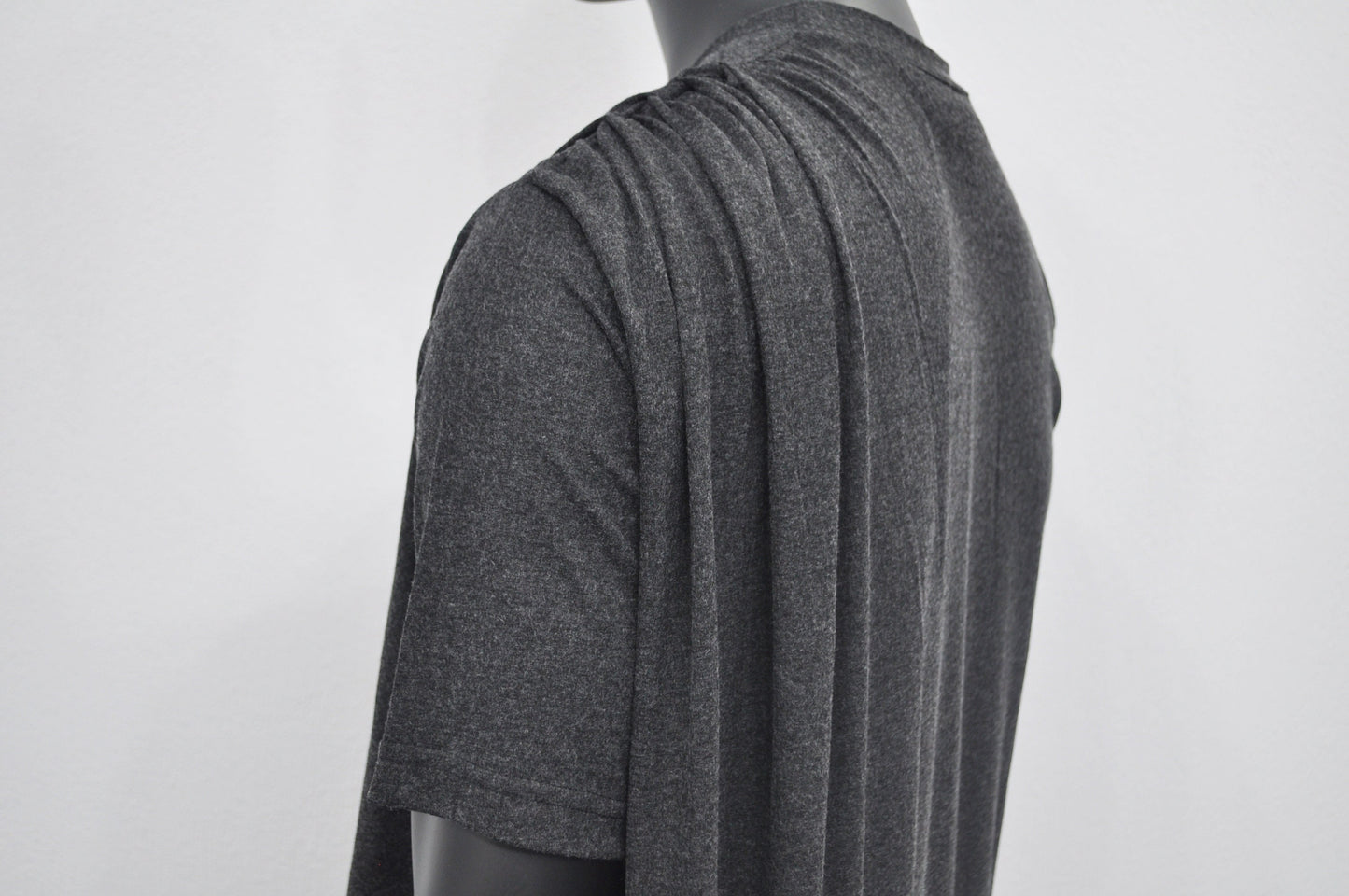 XS-8XL Asymmetrical Draped Viscose Cotton Ann Original Design Retro Silhouette Deconstruction Design Dress Tunic,Short Sleeve Lengthen-BB528