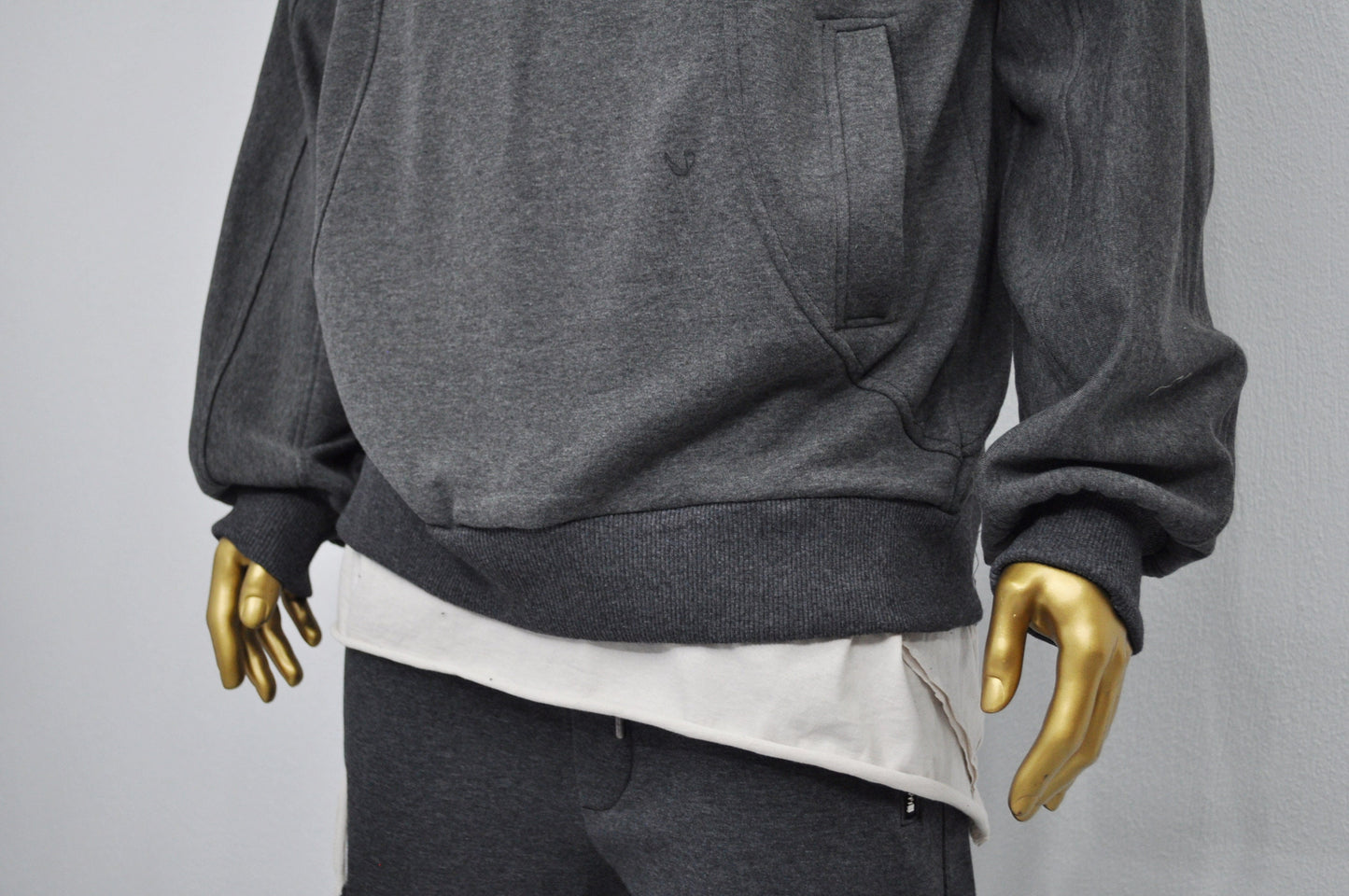 XS-8XL Men's High Quality Asid Wash Look Oversized Hooded Sweatshirt,Half Covering Face Zipper Ashassin ,Cyber Anarchy Burning Man-BB0164