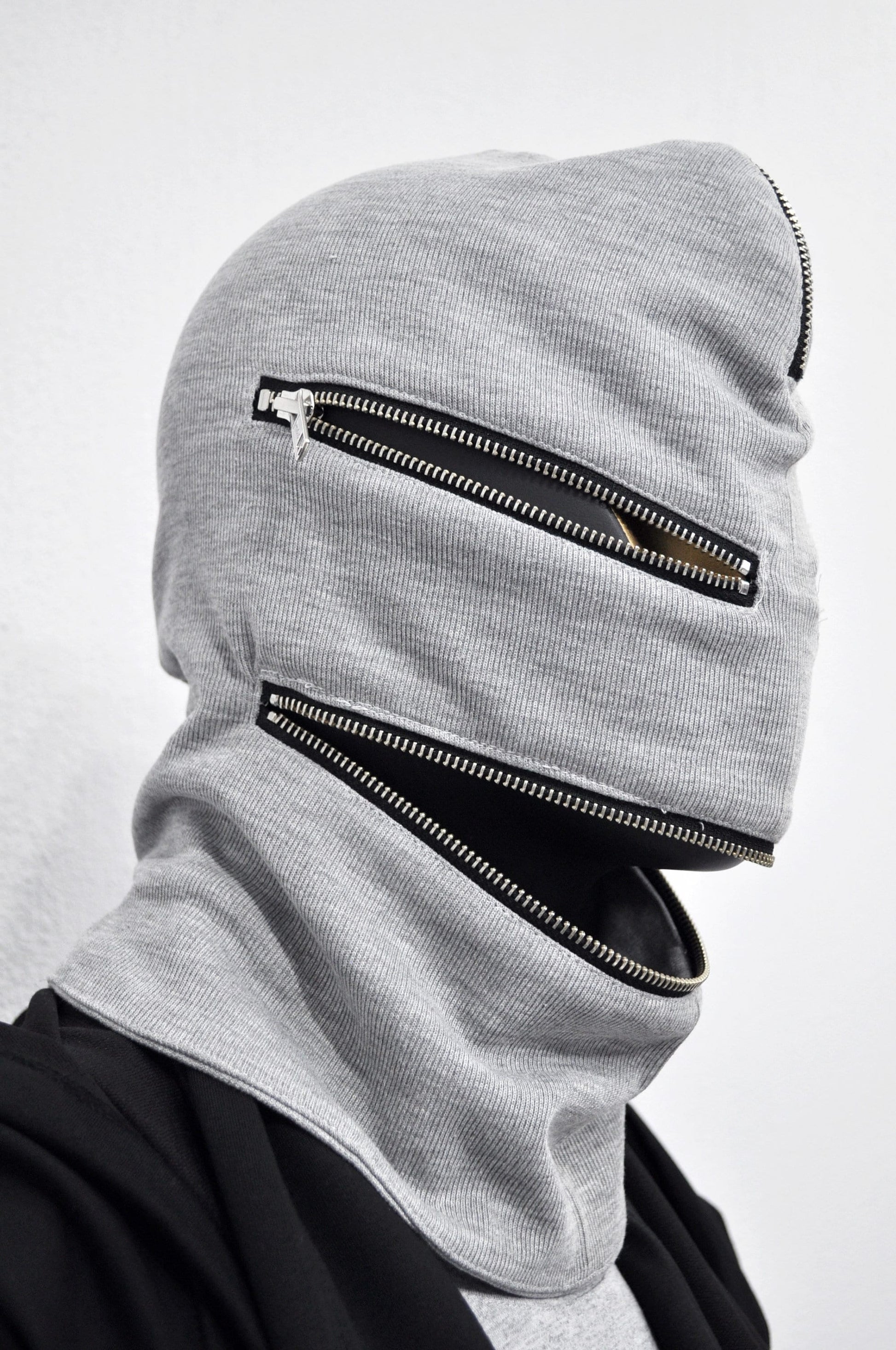 Zipper Balaclava , Breathable head mask Hamas balaclava