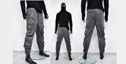 XS-8XL Mens 2077 Winter Soft Velour Comfort Casual Streetwear Loose Trousers Kanye Harem Baggy Pant, Jogger,Elastic Waist,Relax Linen -BB298