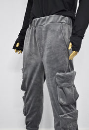 XS-8XL Mens 2077 Winter Soft Velour Comfort Casual Streetwear Loose Trousers Kanye Harem Baggy Pant, Jogger,Elastic Waist,Relax Linen -BB298