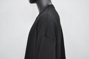 XS-8XL Crew Neck Extra Long Mega Oversize Pullover, Essentials Long Sleeve Sweatshirt Tunic,Goth, Asymmetric Hem Loose Cozy Top- BB172