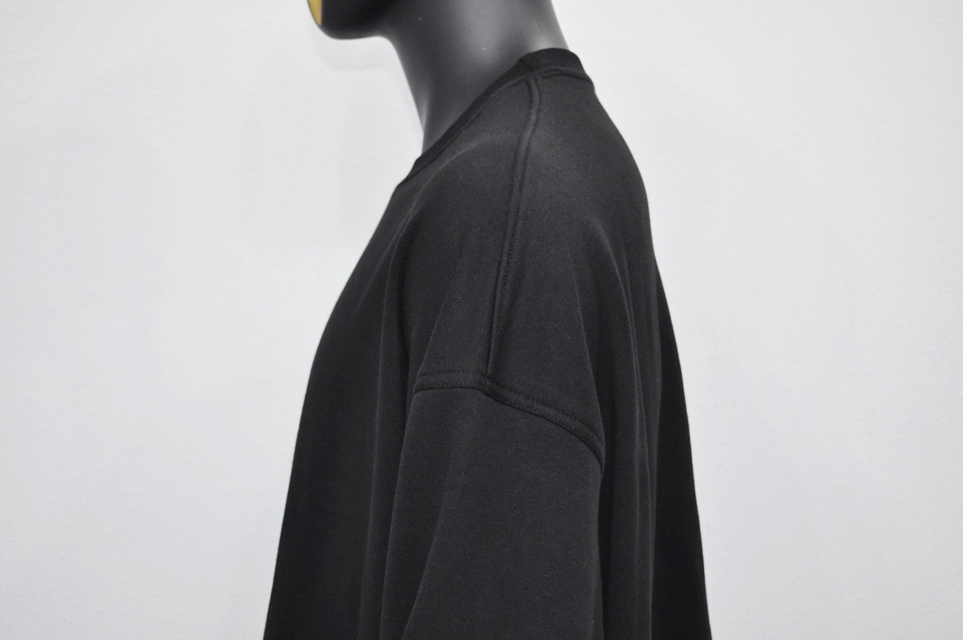 XS-8XL Crew Neck Extra Long Mega Oversize Pullover, Essentials Long Sleeve Sweatshirt Tunic,Goth, Asymmetric Hem Loose Cozy Top- BB172