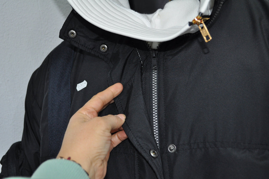 Dark Long Windbreaker Loose Jacket, Over the Knee Hooded Big Pocket Trenchcoat