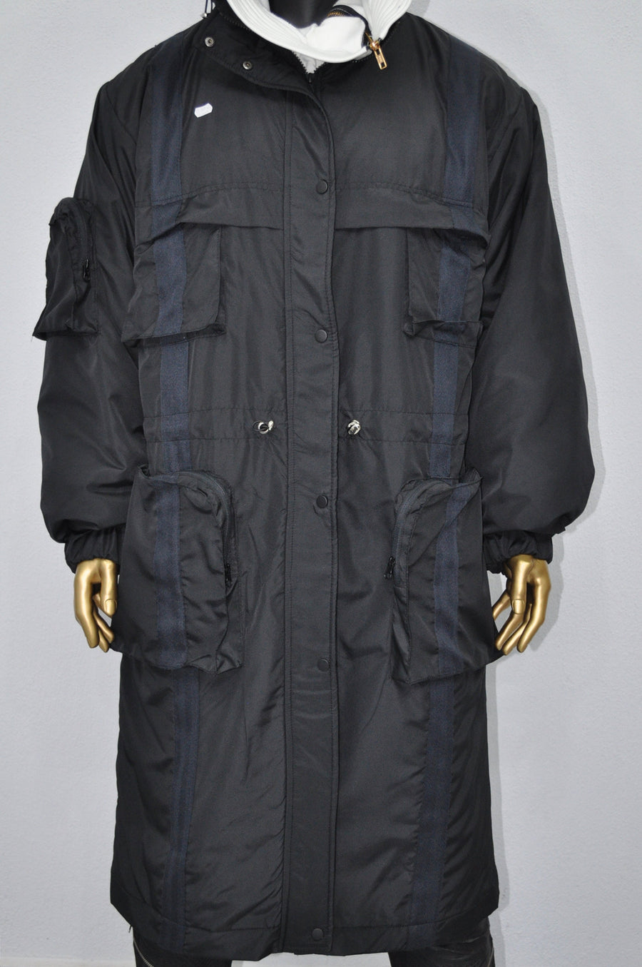 Dark Long Windbreaker Loose Jacket