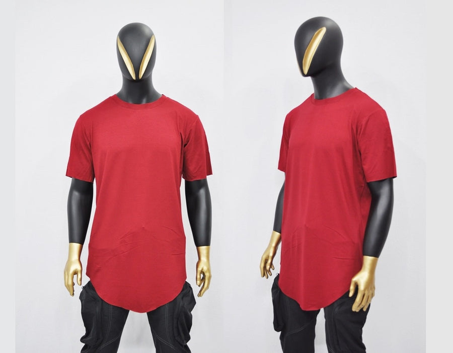 XS-8XL Men's Aymmetrical Viscose Cotton Short Sleeve Wide Neck Lengthen Extended Oval Tee Tshirt/Techwear Streetwear Shirt SS2023-BB405
