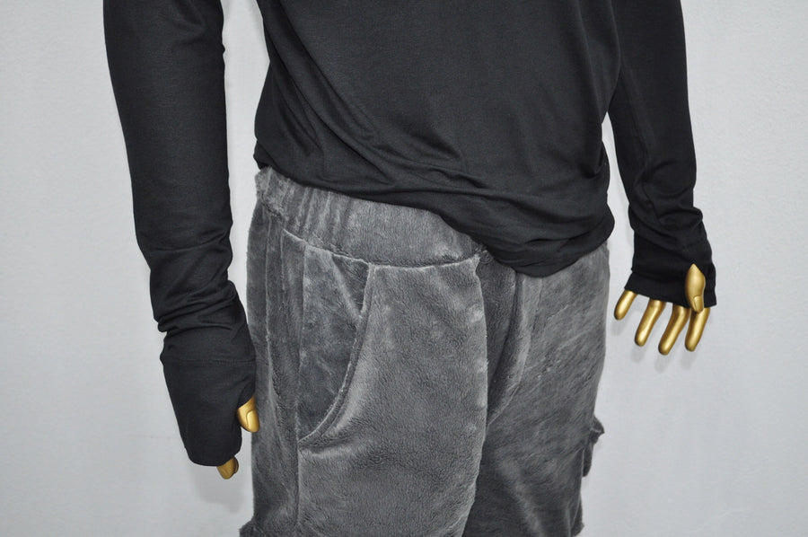 XS-8XL Mens 2077 Winter Soft Velour Comfort Casual Streetwear Loose Trousers Kanye Harem Baggy Pant, Jogger,Elastic Waist,Relax Linen -BB298