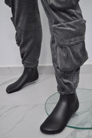 XS-8XL Mens 2077 Winter Soft Velour Comfort Casual Streetwear Loose Trousers Kanye Harem Baggy Pant, Jogger,Elastic Waist,Relax Linen -BB298
