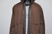 XS-8XL Oversize Hooded Loose Long Leather Trim Edge Drawstring Tied Up Baggy Cardigan,Avantgarde Timeless Blanket PLush Soft Comfort- BB0143
