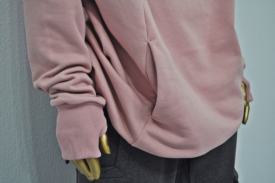 XS-8XL Oversize Pink Teckwear Hooded Cardigan Men, futuristic Stitching High Neck Pullover,Ninja Mask Assassin,Steampunk Burning Man -BB0
