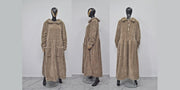 Japanese Oversized Women Maxi Lenght Peter Pan Collar