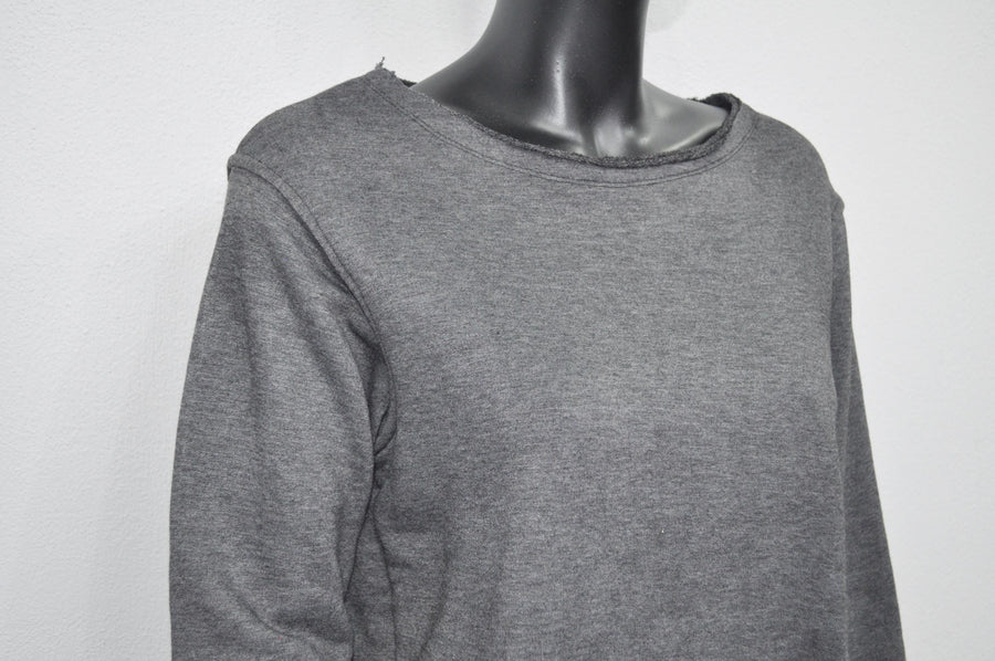 XS - 8XL Unisex Long Sleeve Shirt, Crop Oversized V-neckline, Wide Sexy Neck Draped Pullover Swatshirt, Off shoulder -BB168