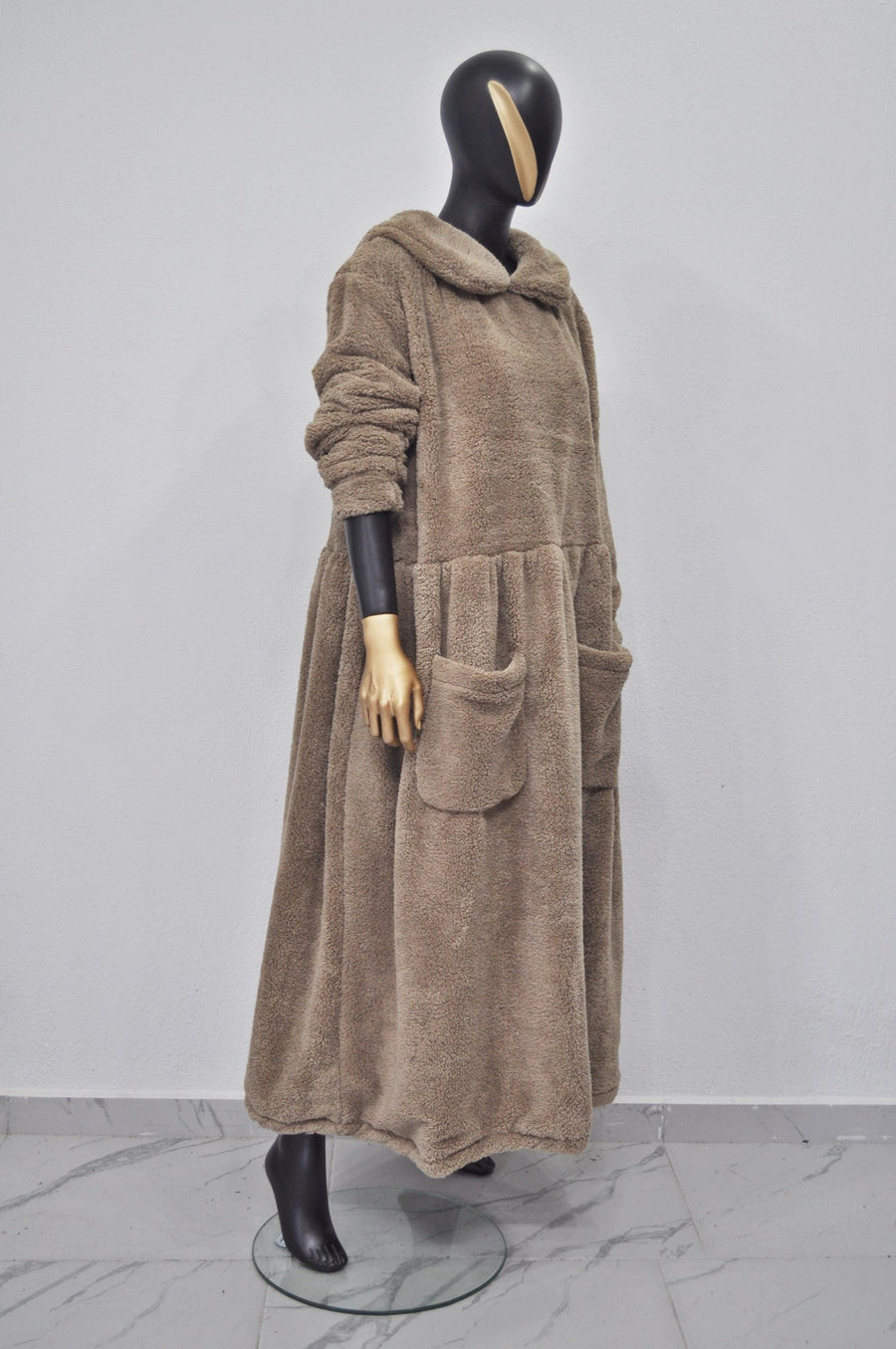 Japanese Oversized Women Maxi Lenght Peter Pan Collar