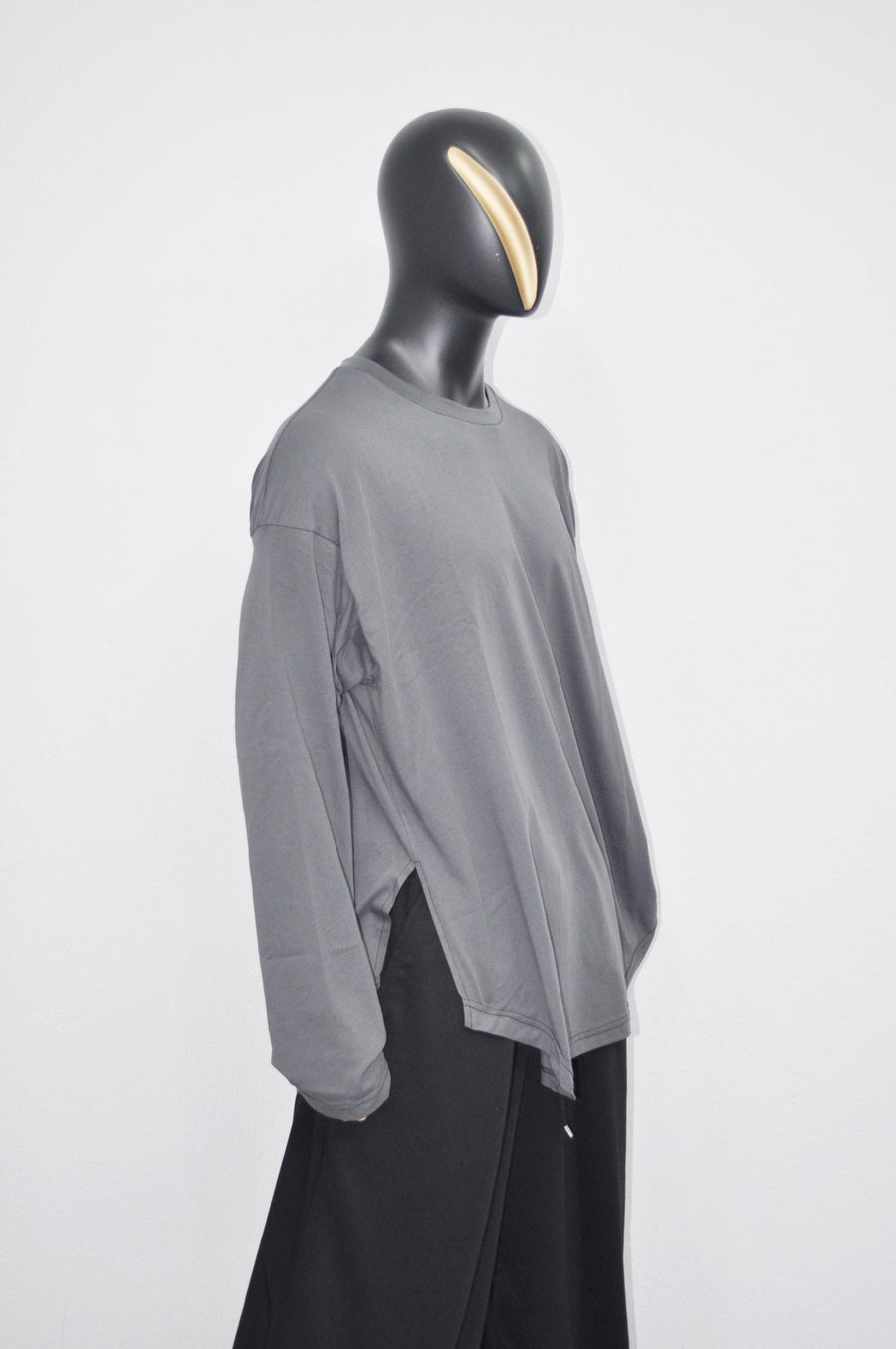 SHINOBI Men's Long-Sleeve Side Slit