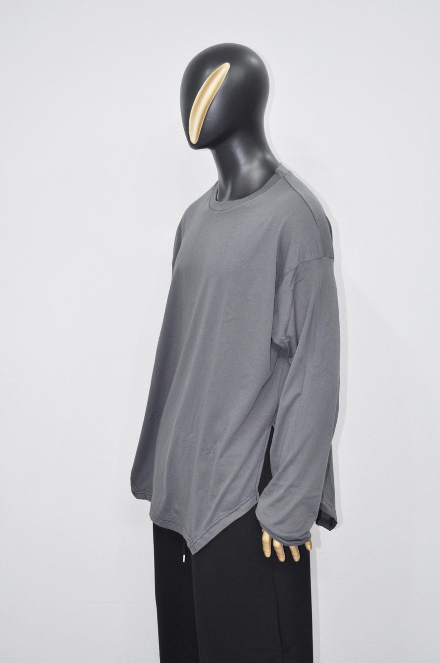 SHINOBI Men's Long-Sleeve Side Slit