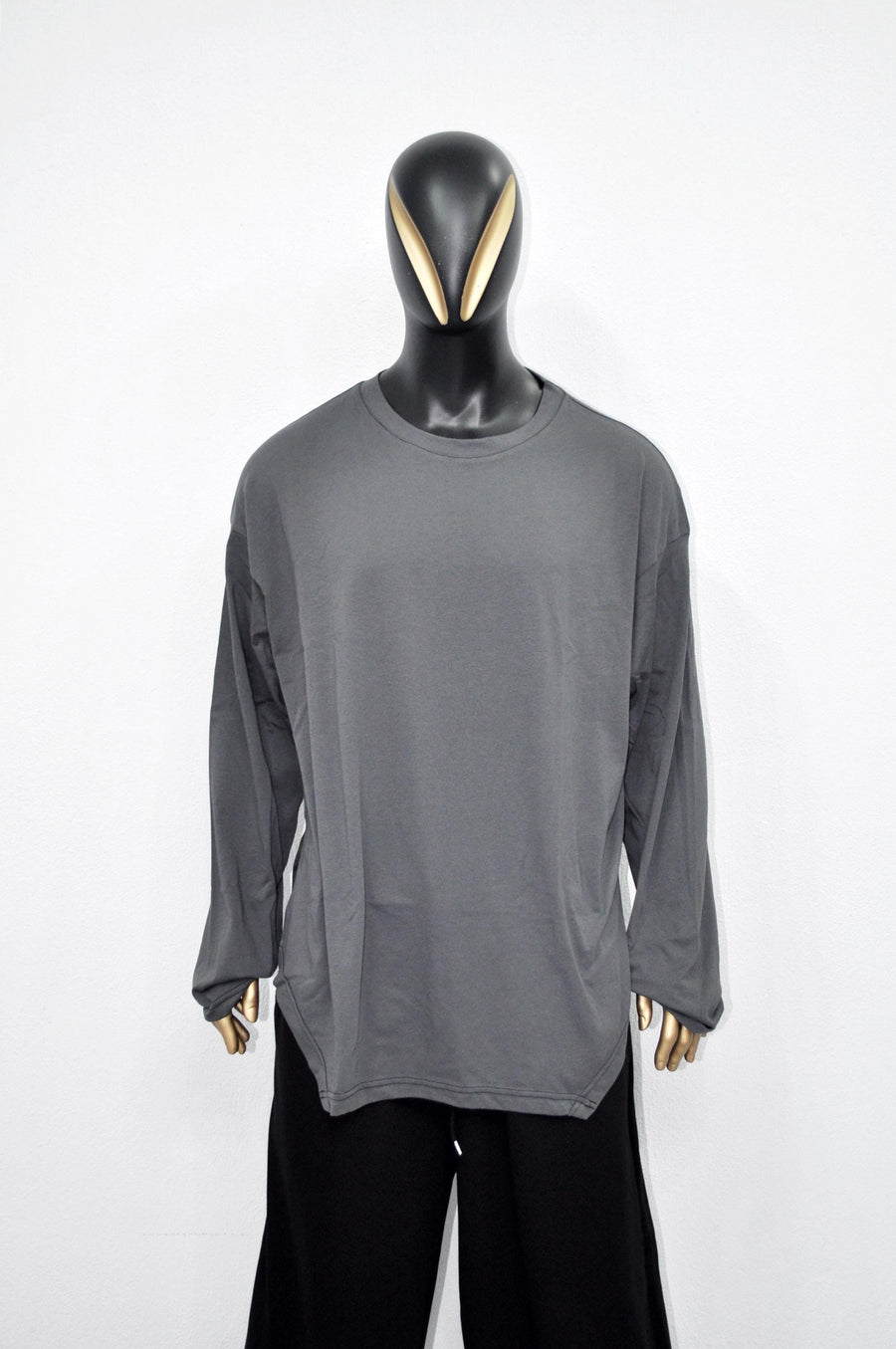 SHINOBI Men's Long-Sleeve Side Slit