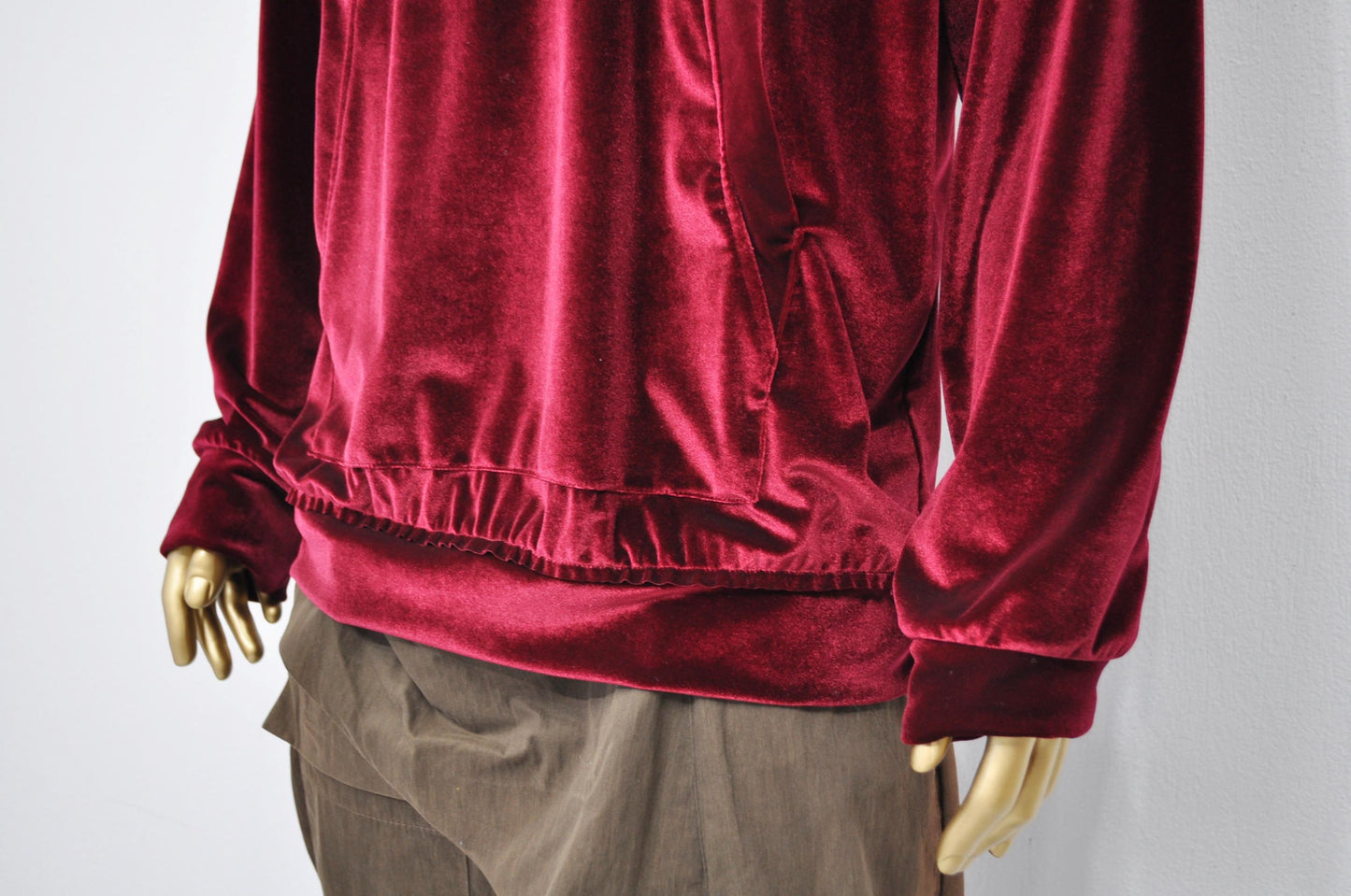 XS - 8XL Unisex Premium Quality Soft Velvet Oversize Boxyfit Sweatshirt, Raw Edges Crew Neck Pullover, Rear Back Stitch,Punk Cyber - BB032