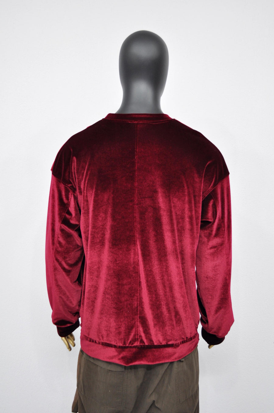 XS - 8XL Unisex Premium Quality Soft Velvet Oversize Boxyfit Sweatshirt, Raw Edges Crew Neck Pullover, Rear Back Stitch,Punk Cyber - BB032