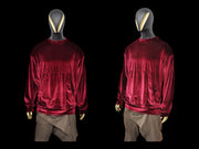 XS - 8XL Unisex Premium Quality Soft Velvet Oversize Boxyfit Sweatshirt, Raw Edges Crew Neck Pullover, Rear Back Stitch,Punk Cyber - BB032