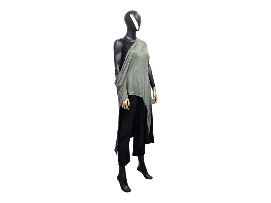 XS - 8XL Urban Zen Bat Sleeve, Shawl Collar Poncho Top Tshirt with Cowl Neck,Asymmetrical Draped,Yoga,Dystopian,Avant Garde Minimalist-BB551